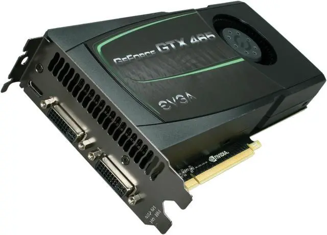Main image of EVGA 01G-P3-1467-AR GeForce GTX 465 (Fermi) Superclocked 1GB 256-bit GDDR5 PCI Express 2.0 x16 HDCP Ready SLI Support Video Card