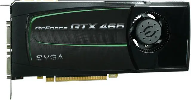 Alt view image 3 of 6 - EVGA 01G-P3-1467-AR GeForce GTX 465 (Fermi) Superclocked 1GB 256-bit GDDR5 PCI Express 2.0 x16 HDCP Ready SLI Support Video Card