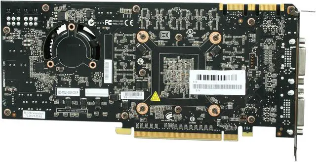 Alt view image 4 of 6 - EVGA 01G-P3-1467-AR GeForce GTX 465 (Fermi) Superclocked 1GB 256-bit GDDR5 PCI Express 2.0 x16 HDCP Ready SLI Support Video Card