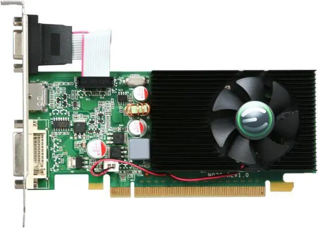 Alt view image 2 of 4 - EVGA GeForce 210 512MB DDR3 PCI Express 2.0 x16 Graphics Card 512-P3-1215-LR DUP