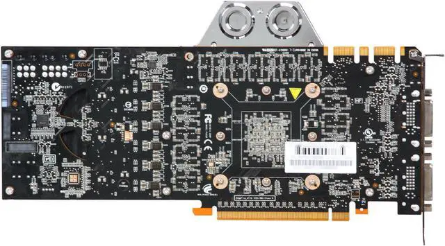 Alt view image 4 of 6 - EVGA 015-P3-1489-AR GeForce GTX 480 (Fermi) Hydro Copper FTW 1536MB 384-bit GDDR5 PCI Express 2.0 x16 HDCP Ready SLI Support Video Card