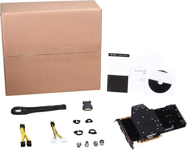 Alt view image 6 of 6 - EVGA 015-P3-1489-AR GeForce GTX 480 (Fermi) Hydro Copper FTW 1536MB 384-bit GDDR5 PCI Express 2.0 x16 HDCP Ready SLI Support Video Card