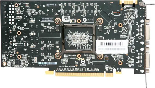 Alt view image 4 of 6 - EVGA 768-P3-1362-TR GeForce GTX 460 (Fermi) Superclocked 768MB 192-bit GDDR5 PCI Express 2.0 x16 HDCP Ready SLI Support Video Card