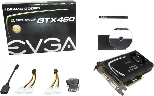 Alt view image 6 of 6 - EVGA 01G-P3-1371-AR GeForce GTX 460 (Fermi) FPB EE 1GB 256-bit GDDR5 PCI Express 2.0 x16 HDCP Ready SLI Support Video Card