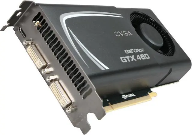 Main image of EVGA 01G-P3-1373-AR GeForce GTX 460 (Fermi) Superclocked EE 1GB 256-bit GDDR5 PCI Express 2.0 x16 HDCP Ready SLI Support Video Card
