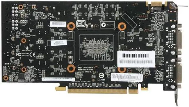 Alt view image 4 of 6 - EVGA 01G-P3-1373-AR GeForce GTX 460 (Fermi) Superclocked EE 1GB 256-bit GDDR5 PCI Express 2.0 x16 HDCP Ready SLI Support Video Card