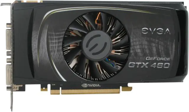 Alt view image 3 of 6 - EVGA 01G-P3-1372-TR GeForce GTX 460 (Fermi) Superclocked 1GB 256-bit GDDR5 PCI Express 2.0 x16 HDCP Ready SLI Support Video Card