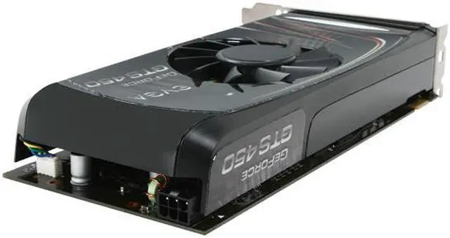 Alt view image 5 of 6 - EVGA GeForce GTS 450 (Fermi) 1GB GDDR5 PCI Express 2.0 x16 SLI Support Graphics Card 01G-P3-1450-TR