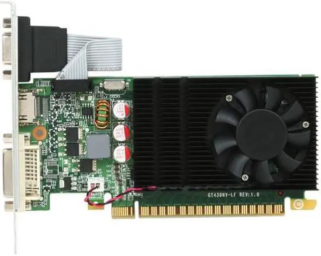 Alt view image 3 of 4 - EVGA GeForce GT 430 (Fermi) 1GB DDR3 PCI Express 2.0 x16 Graphics Card 01G-P3-1430-LR