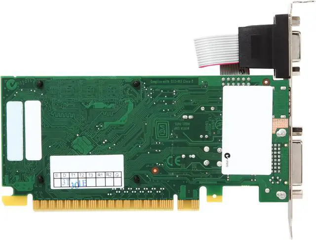 Alt view image 4 of 5 - EVGA 8 GeForce 8400 GS 512MB DDR3 PCI Express 2.0 x16 Low Profile Graphics Card 512-P3-1300-LR