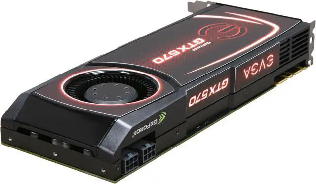 Alt view image 5 of 6 - EVGA SuperClocked 012-P3-1572-AR GeForce GTX 570 (Fermi) 1280MB 320-bit GDDR5 PCI Express 2.0 x16 HDCP Ready SLI Support Video Card