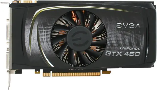 Alt view image 3 of 6 - EVGA 01G-P3-1380-KR GeForce GTX 460 (Fermi) SSC+ 1GB 256-bit GDDR5 PCI Express 2.0 x16 HDCP Ready SLI Support Video Card
