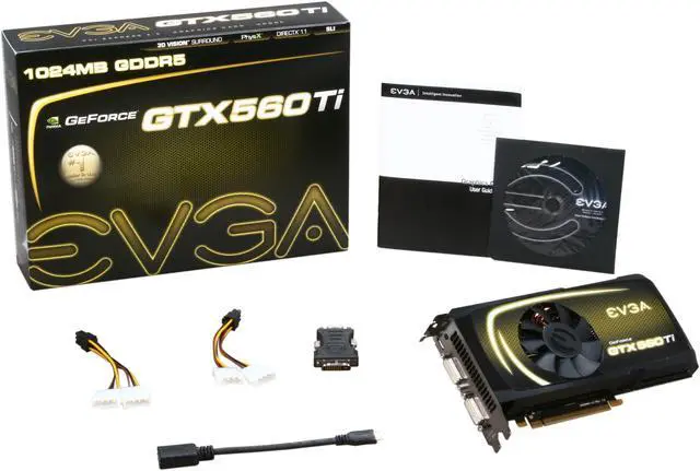 Alt view image 6 of 6 - EVGA 01G-P3-1561-AR GeForce GTX 560 Ti FPB (Fermi) 1GB 256-bit GDDR5 PCI Express 2.0 x16 HDCP Ready SLI Support Video Card