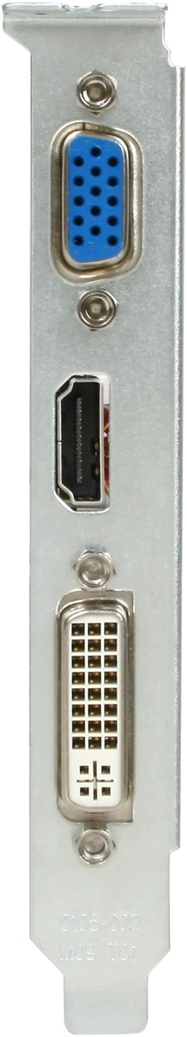 Alt view image 2 of 5 - EVGA GeForce 8400 GS 1GB DDR3 PCI Express 2.0 Low Profile Ready Graphics Card 01G-P3-1303-KR