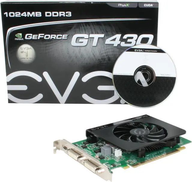Alt view image 5 of 5 - EVGA GeForce GT 430 (Fermi) 1GB DDR3 PCI Express 2.0 x16 Graphics Card 01G-P3-1431-KR
