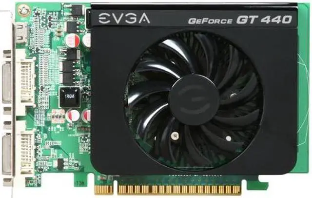 Alt view image 3 of 5 - EVGA 01G-P3-1441-KR GeForce GT 440 1024MB (Fermi) DUAL DVI PCI Express 2.0 x16 Video Card