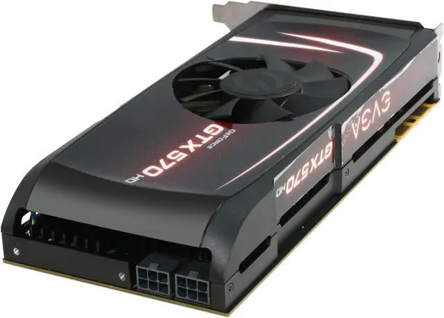 Alt view image 5 of 6 - EVGA 012-P3-1571-KR GeForce GTX 570 HD w/Display-Port (Fermi) 1280MB 320-bit GDDR5 PCI Express 2.0 x16 HDCP Ready SLI Support Video Card