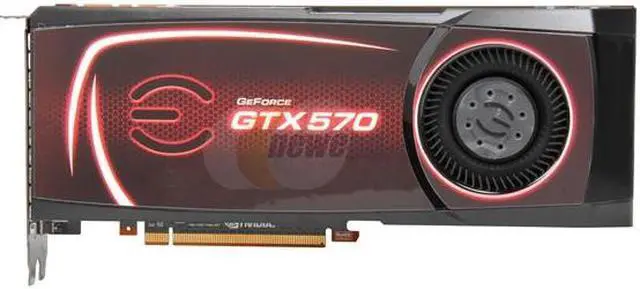 Alt view image 3 of 5 - EVGA SuperClocked 012-P3-1572-TR GeForce GTX 570 (Fermi) 1280MB 320-bit GDDR5 PCI Express 2.0 x16 HDCP Ready SLI Support Video Card
