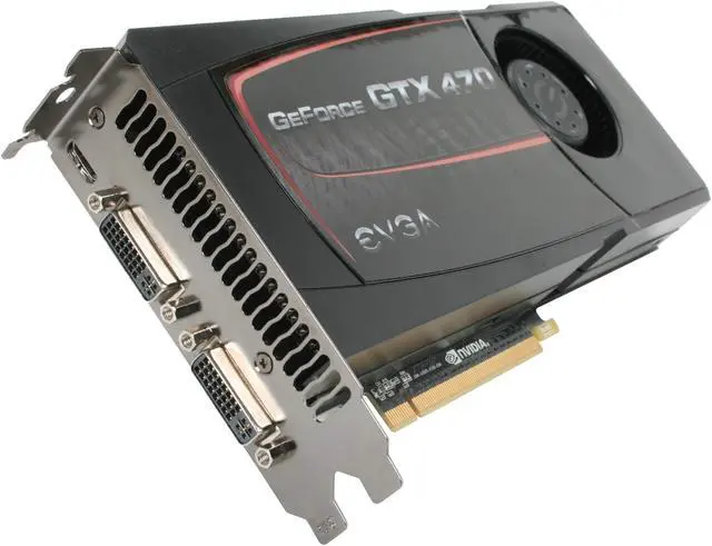 Main image of EVGA GeForce GTX 470 (Fermi) 1280MB GDDR5 PCI Express 2.0 x16 SLI Support Graphics Card 012-P3-1470-RX