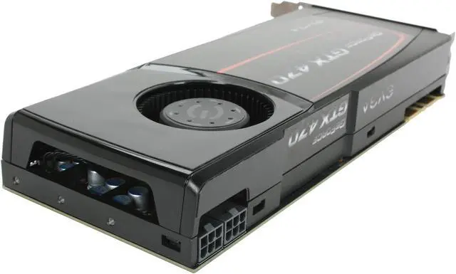 Alt view image 5 of 6 - EVGA GeForce GTX 470 (Fermi) 1280MB GDDR5 PCI Express 2.0 x16 SLI Support Graphics Card 012-P3-1470-RX