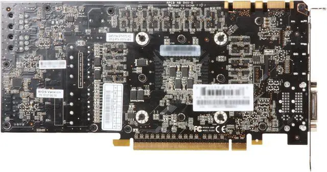 Alt view image 4 of 6 - EVGA SuperClocked 012-P3-1573-KR GeForce GTX 570 HD w/Display-Port (Fermi) 1280MB 320-bit GDDR5 PCI Express 2.0 x16 HDCP Ready SLI Support Video Card