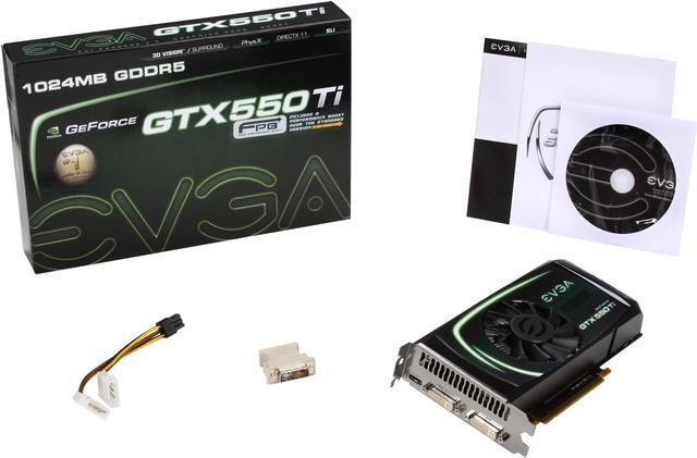 Alt view image 6 of 6 - EVGA 01G-P3-1556-KR GeForce GTX 550 Ti (Fermi) FPB 1GB 192-bit GDDR5 PCI Express 2.0 x16 HDCP Ready SLI Support Video Card