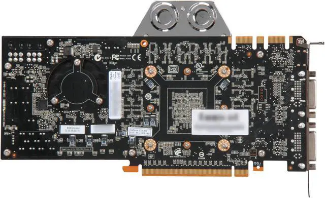 Alt view image 4 of 6 - EVGA 012-P3-1479-AR GeForce GTX 470 (Fermi) Hydro Copper FTW 1280MB 320-bit GDDR5 PCI Express 2.0 x16 HDCP Ready SLI Support Video Card
