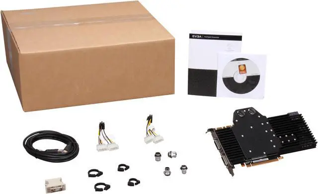 Alt view image 6 of 6 - EVGA 012-P3-1479-AR GeForce GTX 470 (Fermi) Hydro Copper FTW 1280MB 320-bit GDDR5 PCI Express 2.0 x16 HDCP Ready SLI Support Video Card