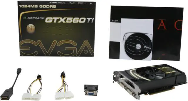 Alt view image 6 of 6 - EVGA GeForce GTX 560 Ti (Fermi) 1GB GDDR5 PCI Express 2.0 x16 SLI Support Graphics Card 01G-P3-1560-KR