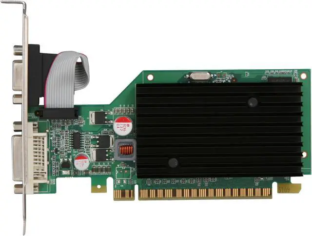 Alt view image 3 of 5 - EVGA GeForce 8400 GS 512MB DDR2 PCI Express 2.0 x16 Low Profile Ready Graphics Card 512-P3-N725-RX