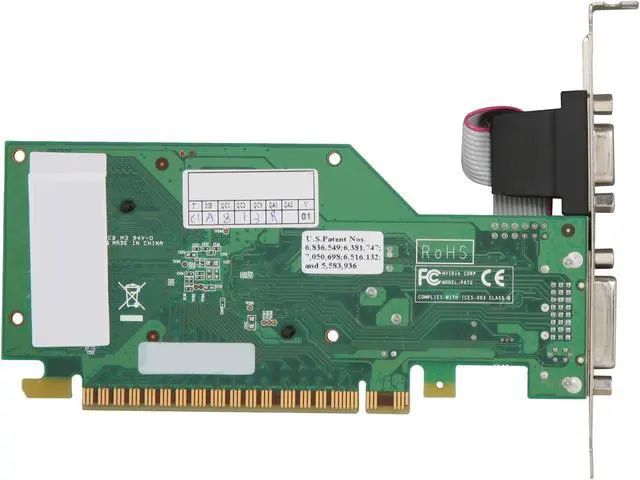 Alt view image 4 of 5 - EVGA GeForce 8400 GS 512MB DDR2 PCI Express 2.0 x16 Low Profile Ready Graphics Card 512-P3-N725-RX