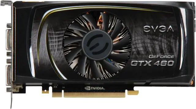 Alt view image 3 of 6 - EVGA GeForce GTX 460 (Fermi) 1GB GDDR5 PCI Express 2.0 x16 SLI Support Graphics Card 01G-P3-1370-RX