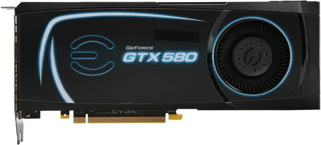 Alt view image 3 of 6 - EVGA GeForce GTX 580 (Fermi) 3GB GDDR5 PCI Express 2.0 x16 SLI Support Graphics Card 03G-P3-1584-AR