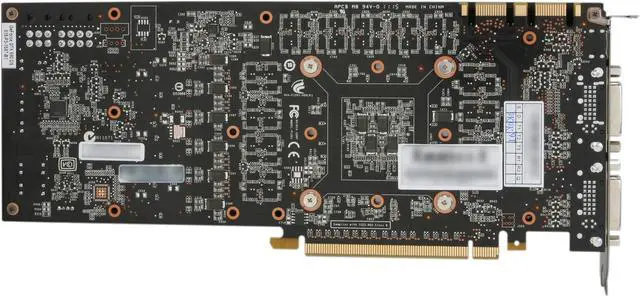 Alt view image 4 of 6 - EVGA DS Superclocked 015-P3-1587-AR GeForce GTX 580 (Fermi) 1536MB 384-bit GDDR5 PCI Express 2.0 x16 HDCP Ready SLI Support Video Card