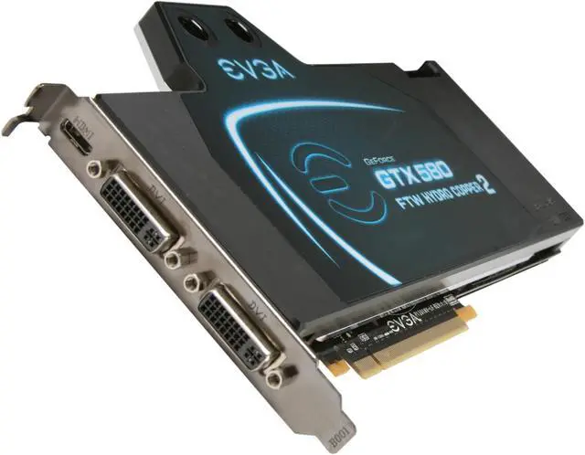 Main image of EVGA 03G-P3-1591-AR GeForce GTX 580 (Fermi) Hydro Copper 2 3072MB 384-bit GDDR5 PCI Express 2.0 x16 HDCP Ready SLI Support Video Card