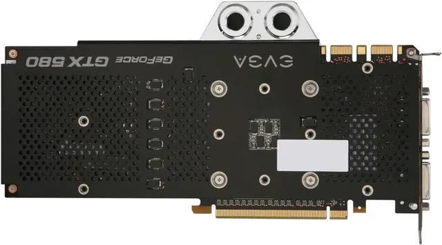 Alt view image 4 of 6 - EVGA 03G-P3-1591-AR GeForce GTX 580 (Fermi) Hydro Copper 2 3072MB 384-bit GDDR5 PCI Express 2.0 x16 HDCP Ready SLI Support Video Card