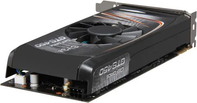 Alt view image 5 of 6 - EVGA GeForce GTS 450 (Fermi) 1GB GDDR5 PCI Express 2.0 x16 SLI Support Graphics Card 01G-P3-1352-KR