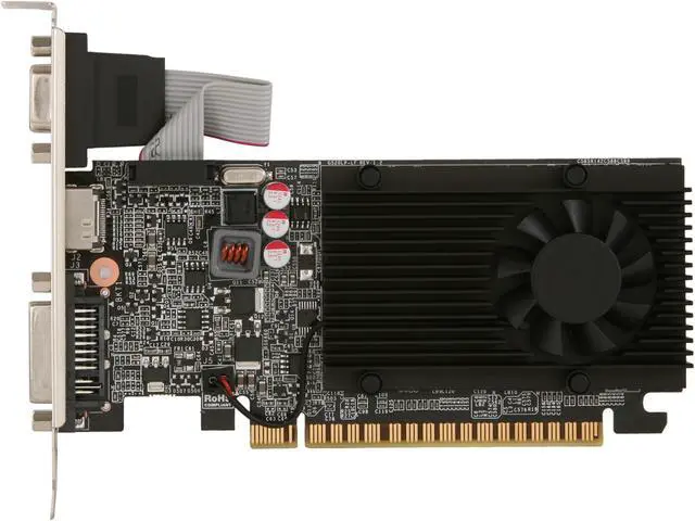 Alt view image 3 of 5 - EVGA GeForce GT 520 (Fermi) 2GB DDR3 PCI Express 2.0 x16 Low Profile Ready Graphics Card 02G-P3-1529-KR