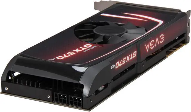 Alt view image 5 of 6 - EVGA 025-P3-1579-AR GeForce GTX 570 (Fermi) HD 2560MB 320-bit GDDR5 PCI Express 2.0 x16 HDCP Ready SLI Support Video Card