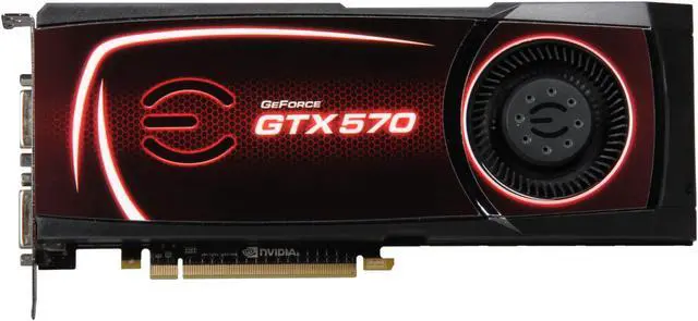 Alt view image 3 of 6 - EVGA GeForce GTX 570 (Fermi) 1280MB GDDR5 PCI Express 2.0 x16 SLI Support Graphics Card 012-P3-1570-RX