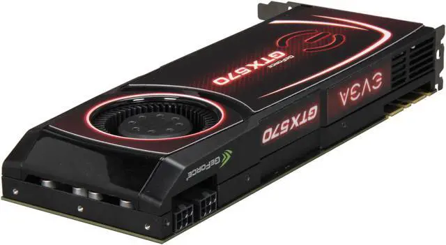 Alt view image 5 of 6 - EVGA GeForce GTX 570 (Fermi) 1280MB GDDR5 PCI Express 2.0 x16 SLI Support Graphics Card 012-P3-1570-RX