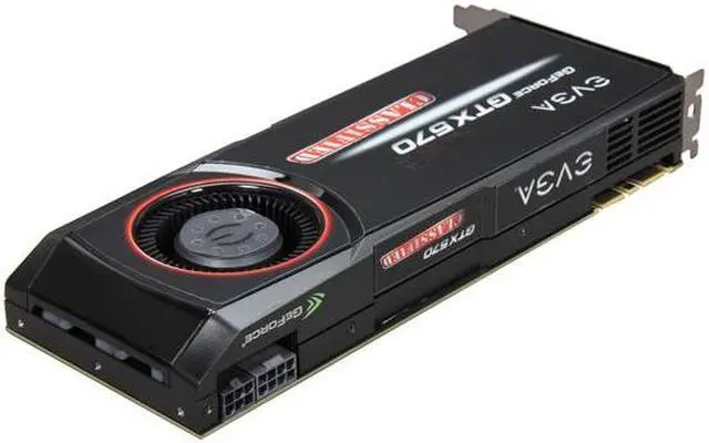 Alt view image 5 of 6 - EVGA 012-P3-1578-AR GeForce GTX 570 (Fermi) Classified 1280MB 320-bit GDDR5 PCI Express 2.0 x16 HDCP Ready SLI Support Video Card