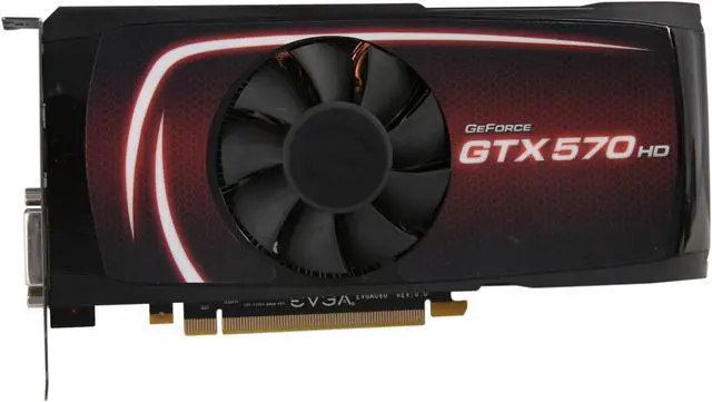 Alt view image 3 of 6 - EVGA GeForce GTX 570 (Fermi) 1280MB GDDR5 PCI Express 2.0 x16 SLI Support Graphics Card 012-P3-1571-RX