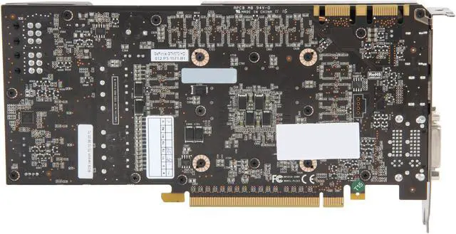 Alt view image 4 of 6 - EVGA HD SuperClocked 012-P3-1573-RX GeForce GTX 570 (Fermi) 1280MB 320-bit GDDR5 PCI Express 2.0 x16 HDCP Ready SLI Support Video Card