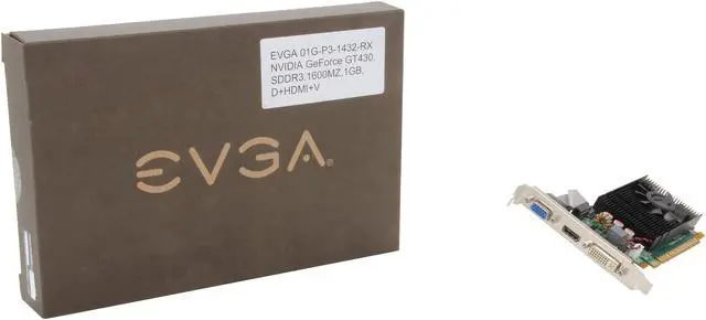 Alt view image 6 of 6 - EVGA GeForce GT 430 (Fermi) 1GB DDR3 PCI Express 2.0 x16 Graphics Card 01G-P3-1432-RX