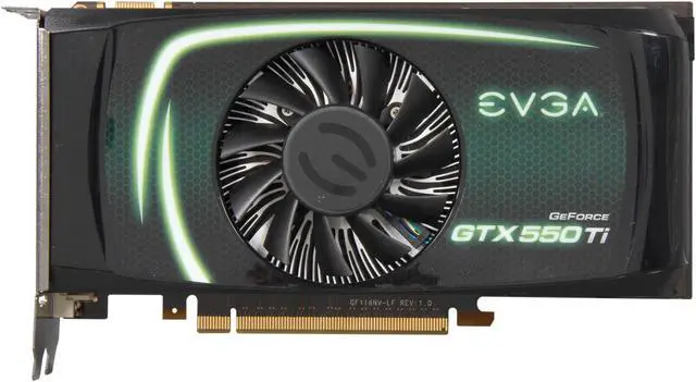 Alt view image 3 of 6 - EVGA GeForce GTX 550 Ti (Fermi) 1GB GDDR5 PCI Express 2.0 x16 SLI Support Graphics Card 01G-P3-1556-RX