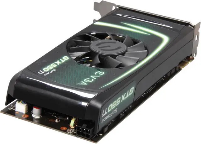 Alt view image 5 of 6 - EVGA GeForce GTX 550 Ti (Fermi) 1GB GDDR5 PCI Express 2.0 x16 SLI Support Graphics Card 01G-P3-1556-RX