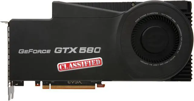 Alt view image 3 of 6 - EVGA 03G-P3-1588-AR GeForce GTX 580 (Fermi) Classified 3072MB 384-bit GDDR5 PCI Express 2.0 x16 HDCP Ready SLI Support Video Card