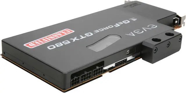 Alt view image 5 of 6 - EVGA 03G-P3-1593-AR GeForce GTX 580 (Fermi) Classified Hydro Copper 3072MB 384-bit GDDR5 PCI Express 2.0 x16 HDCP Ready SLI Support Video Card