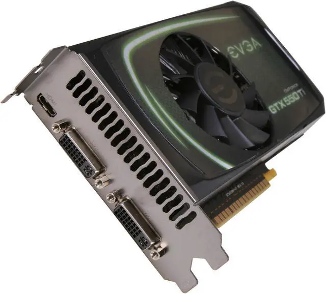 Main image of EVGA GeForce GTX 550 Ti (Fermi) 2GB GDDR5 PCI Express 2.0 x16 SLI Support Graphics Card 02G-P3-1559-RX